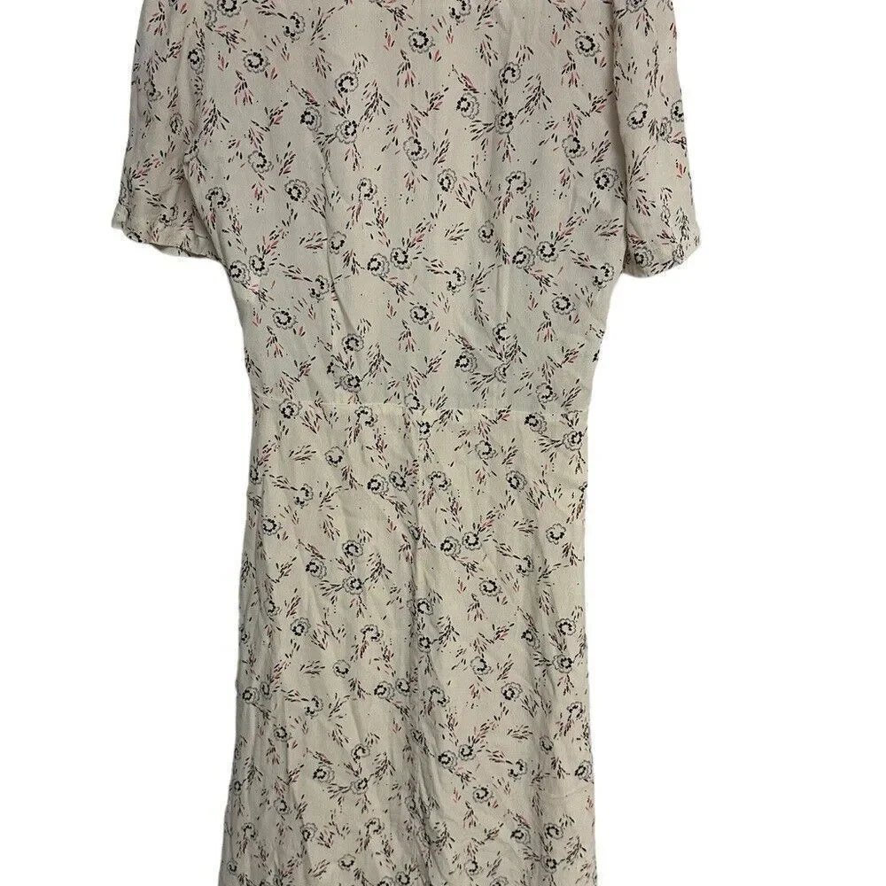Sessun Chicama cross over dress, printed viscose crepe - sz XS‎ EUC